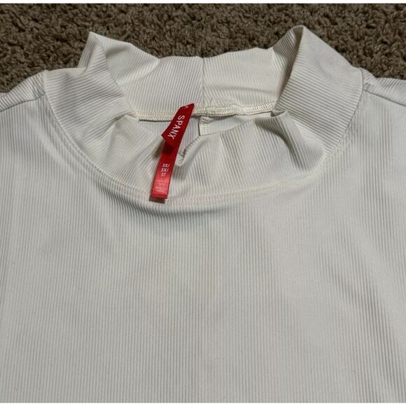 SPANX Suit Yourself Ribbed Mock Neck Sleeveless Bodysuit NWT 3XL - Picture 4 of 7